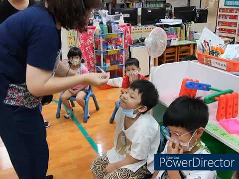 桃園市楊梅區楊心國民小學附設幼兒園111學年上學期9月份客語沉浸式教學活動~1.灶下底肚的好味續(廚房裡的調味料)2.好味續拳